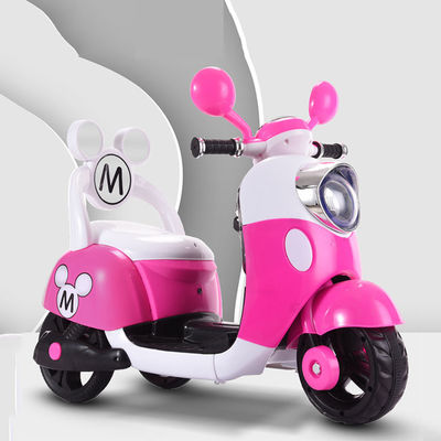 14kg Pink 6V4.5 Mini Drei-Räder Elektrische Fahrt Auf Dreirad Motorrad Auto für Kinder