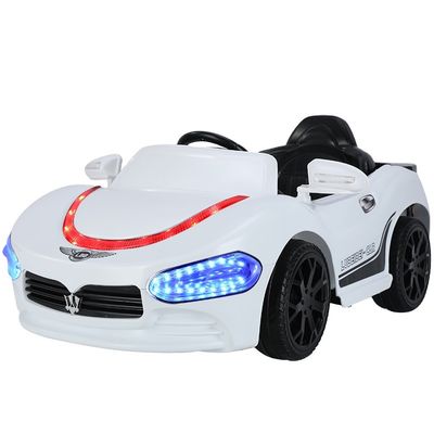 12V batteriebetriebene elektrische Fahrt mit Zwei-Sitzer- und Musik für Kinder in Weiß