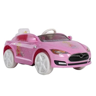 6V-Elektroauto Zwei-Sitzer mit LED-Vorderlicht perfekt für Kinder zwischen 3 und 8 Jahren