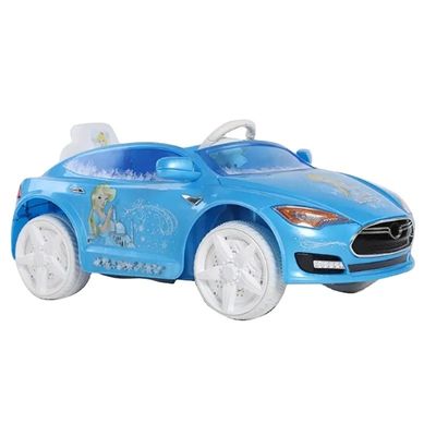 6V-Elektroauto Zwei-Sitzer mit LED-Vorderlicht perfekt für Kinder zwischen 3 und 8 Jahren