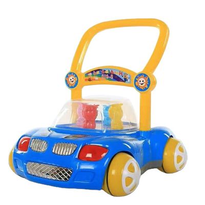 Musical Rubber Wheel Baby Walker 2022 Modell Fahrt auf Spielzeug für Kinder 2 bis 4 Jahre alt