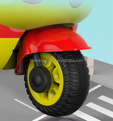 MP3 Musik Songs LED-Beleuchtung Spielzeug 6v Elektromotorrad Auto für Kinder Gelb Blau Rosa