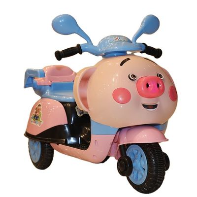 Kinderlieder LED-Beleuchtung Spielzeug Fahren auf 6V Elektromotorrad für 3-6-Jährige