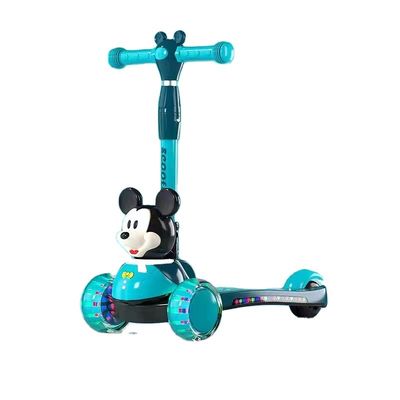Plastik-Kinderfahrzeug mit PU-Flash-Radmusik und Klappfunktion