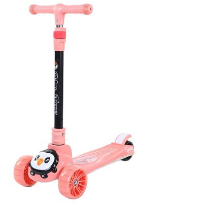 3 PU Rad LED Baby Kick Scooter Verkauf für Kinder Funktion Musik Beleuchtung Ein-Klick-Faltbarkeit