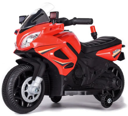 6V elektrische Sportmotorrad Babyfahrt auf Spielzeugwagen mit Scheinwerfer Soundmusik für Kinder