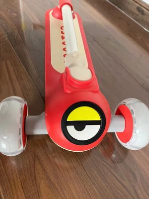 Ein-Knopf-Falt-Soft-Leder-Sitz 3 Räder Fahrt auf Roller-Auto für Kinder und langlebig