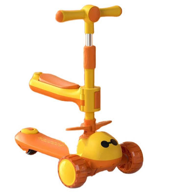 3 in 1 Multifunktion Baby Walker 3 Radfahrt Auf Klappwagen Großrad Roller Auto für Kinder