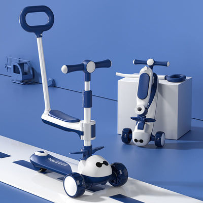 3 in 1 Multifunktion Baby Walker 3 Radfahrt Auf Klappwagen Großrad Roller Auto für Kinder