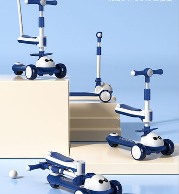 3 in 1 Multifunktion Baby Walker 3 Radfahrt Auf Klappwagen Großrad Roller Auto für Kinder