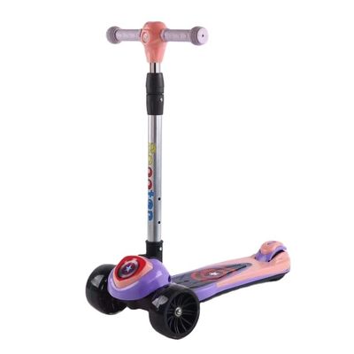 Musikbeleuchtung Klapproller für Kinder Rosa/Blau/Gelb/Grün Altersbereich 2-4 Jahre