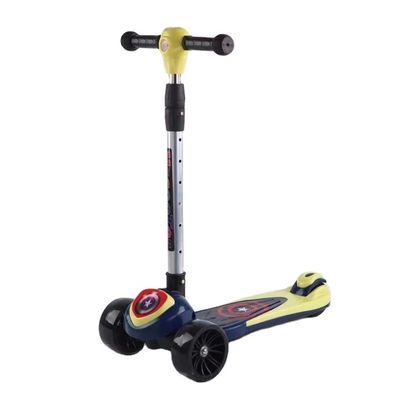 Musikbeleuchtung Klapproller für Kinder Rosa/Blau/Gelb/Grün Altersbereich 2-4 Jahre