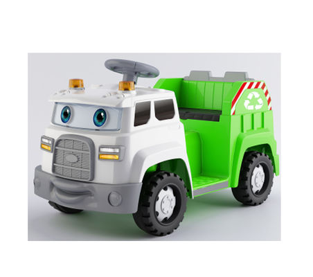 Müllsortierung und Soundeffekte Drehbild-Augen Fahren auf Elektroauto für Kinder aus PP-Material