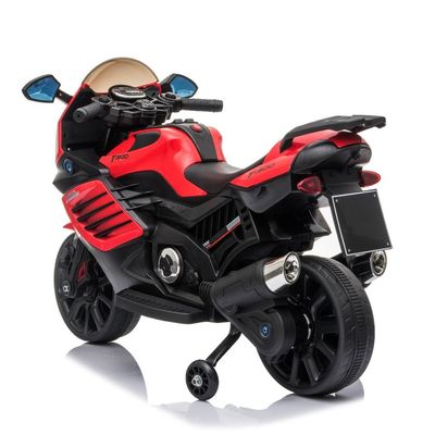 Elektro-Motorrad für Kinder MP3-Beleuchtung und Hilfsräder 6v 12v Akkubetrieb