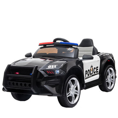 12V Elektro-Polizeiauto für Kinder Altersbereich 2-4 Jahre mit Fernbedienung Warnlicht und Megaphone 2023