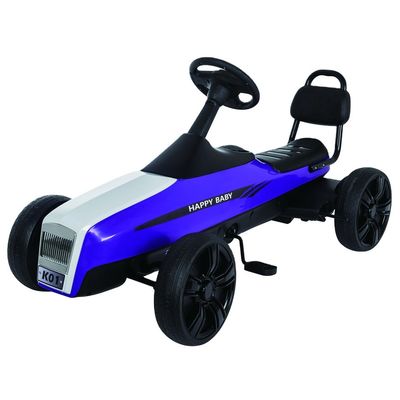 5-7 Jahre Unisex-Kinder-Pedal-Go-Kart-Auto mit verstellbaren Vorder- und Rücksitzen