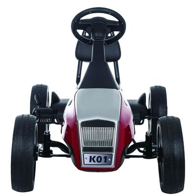 5-7 Jahre Unisex-Kinder-Pedal-Go-Kart-Auto mit verstellbaren Vorder- und Rücksitzen