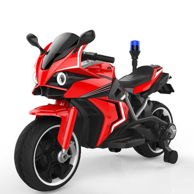 Elektrische Fahrt der Kinder auf Polizeimotorrad mit Ein-Touch-Start und Polizeilichter