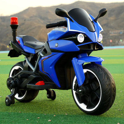 Elektrische Fahrt der Kinder auf Polizeimotorrad mit Ein-Touch-Start und Polizeilichter