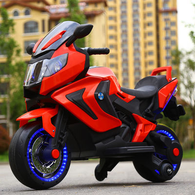 12V390 Batterie Rot Weiß Blau Elektrofahrt auf Motorrädern für Kinder Langlebiger Spaß