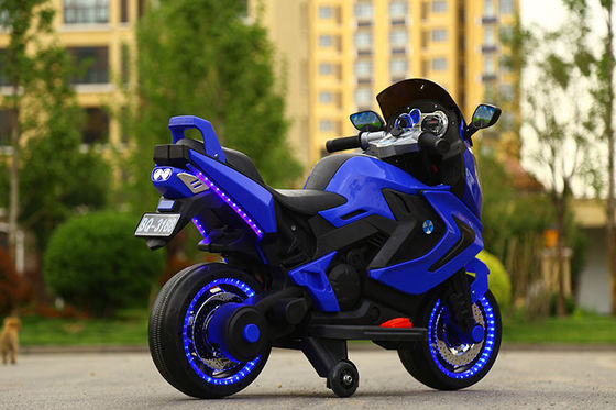 12V390 Batterie Rot Weiß Blau Elektrofahrt auf Motorrädern für Kinder Langlebiger Spaß