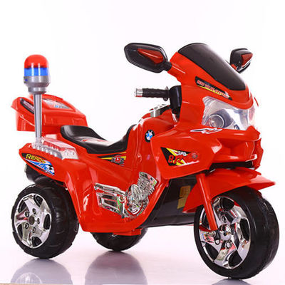 Erstbildung Funktion 6V Elektrische Polizei Fahrt auf Motorrad Fahrrad Auto für Kinder Modell
