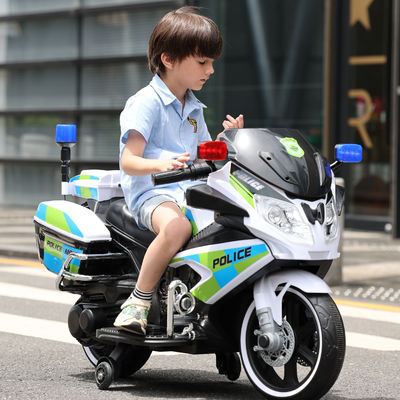 Polizei-Kinder-Zwei-Rad-Fahrzeug-Kinder-Motorrad-Spielzeug mit Karton Größe 106*38*64cm