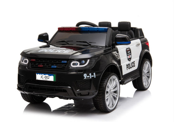 Fahrt auf Polizeiauto Elektro-Spielzeug für Kinder Musik und Licht inklusive