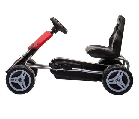 8 bis 13 Jahre Reichweiteverstellbarer Sitz Kinder-Pedal-Go-Kart-Auto mit Vorder- und Rückseite