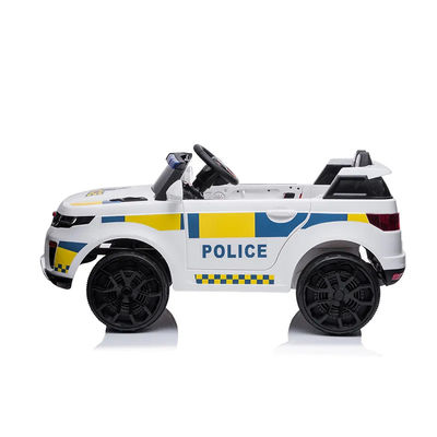 Elektrische Fahrt mit Fernbedienung für Kinder 2022 Polizeistahl 4 Räder Spielzeugwagen
