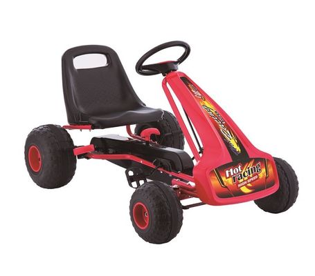 Kinder zwischen 2 und 7 Jahren fahren mit dem Pedal des Autos Go-Karting Kunststoff mit Kupplung und Bremse