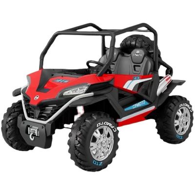 Populärer 12V UTV Fahrt auf dem Auto für Kinder Fernbedienung LED Licht Zwei Sitze Rot Blau Weiß