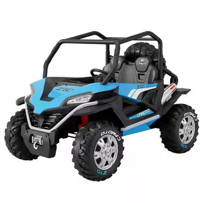 Populärer 12V UTV Fahrt auf dem Auto für Kinder Fernbedienung LED Licht Zwei Sitze Rot Blau Weiß