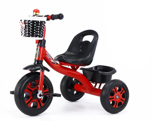 2023 Baby Trike Schnellladenlenker und gewebter Vorderkorb für Kinder 2-5 Jahre alt