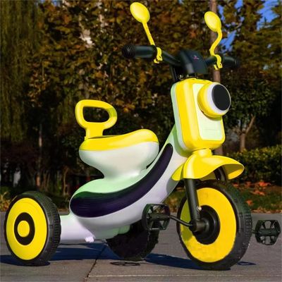 Lichtmusik Blitzrad Kinder-Drei-Rad-Baby-Pedal-Fahrrad für 2-4-Jährige
