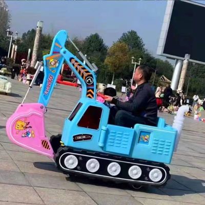 2023 Modell Digger Bulldozer Bagger Elektrische Batterie Stoßfänger Autos für Kinder und Erwachsene