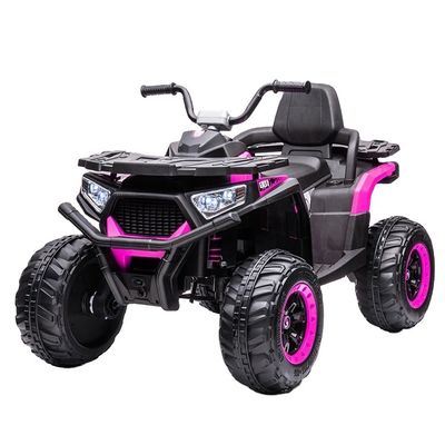 Rot Schwarz Weiß Rosa Kinder Vierräder Fahren auf Atv Powerwheel 12v Elektroauto für Kinder