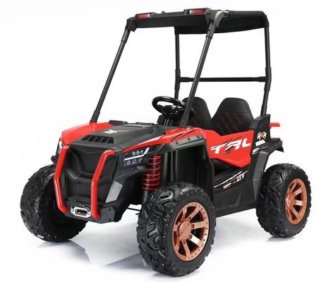4x4 Elektro-Buggy für Kinder Vierradantrieb Ledersitz und Backfarbe Option