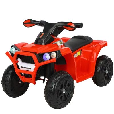 Unisex-Plastikfahrt auf 6V-Elektroautospielzeug mit Beleuchtung und Musikmodell