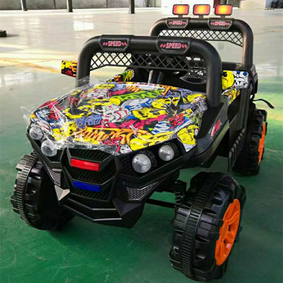 MP3 Steckdose und Fernbedienung 2 Sitze Fahrt auf SUV Spielzeug für Kinder 12v Batterie Elektroauto